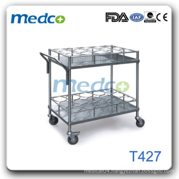 Water bottle delivery trolley steel T427